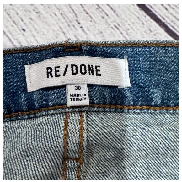 Re/Done 90's High Rise Ankle Crop Jeans - Picture 8 of 8